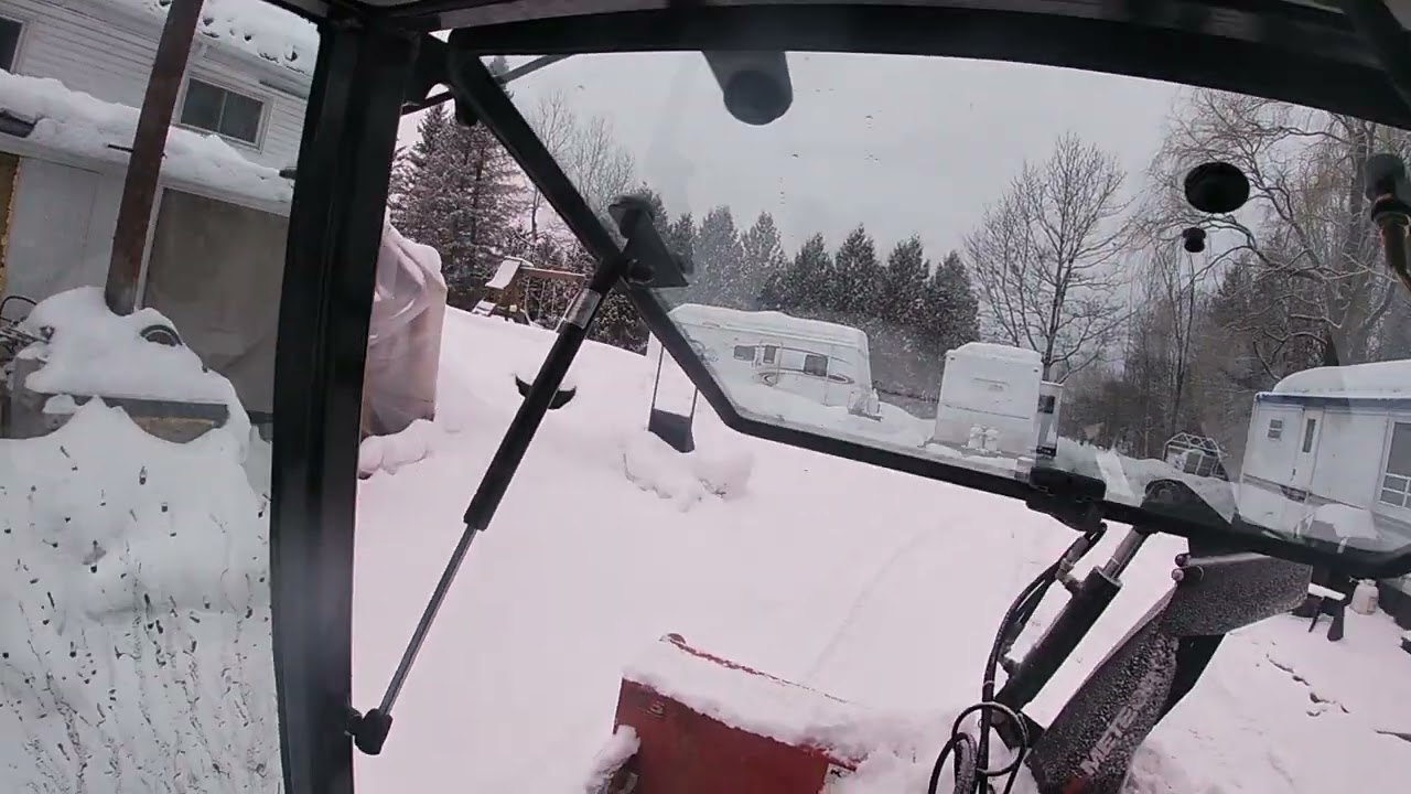 deneigement part2 #tymtractors #snowfall #snowplowing