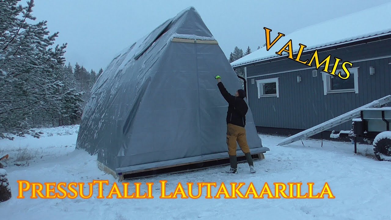 Pressutalliin ressut paikalleen - Ihan pimeetä Hommaa!