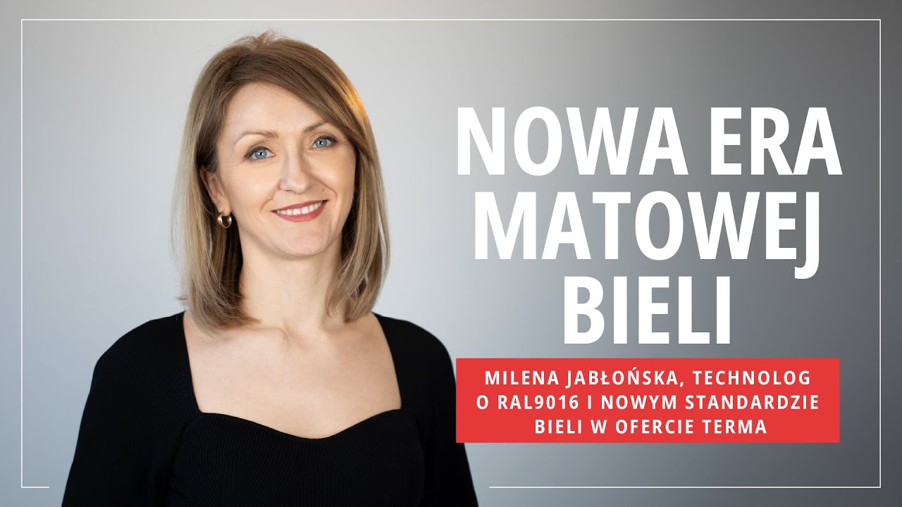 Matowa biel w standardzie &ndash; RAL 9016 MATT