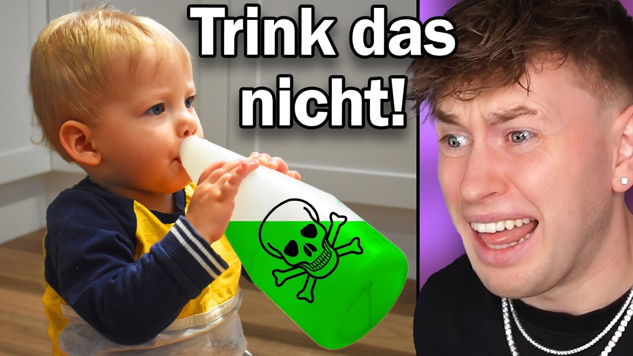Kleiner Junge VERGIFTET sich selber