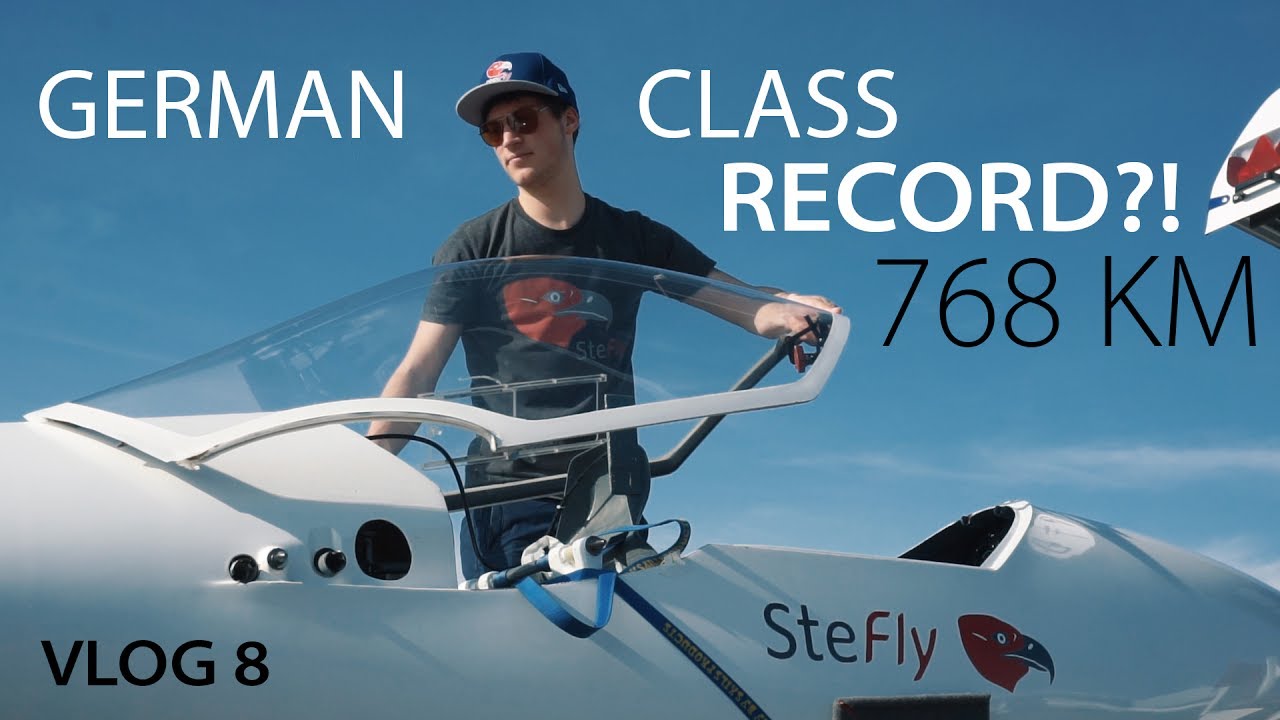 GERMAN CLUB CLASS RECORD?! GLIDING | 768 KM | VLOG 8