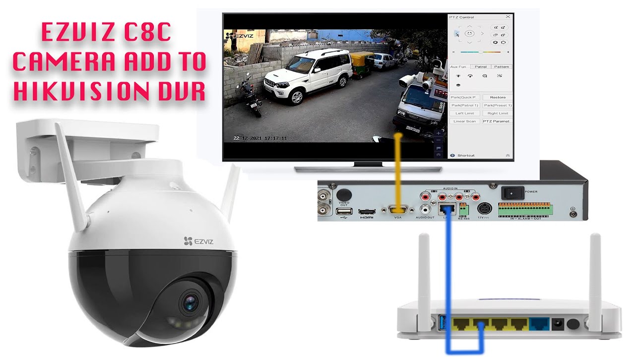 Ezviz C8C Outdoor WIFI camera Add to Hikvision DVR, Adding Ezviz C8C Hikvision HVR Recorder