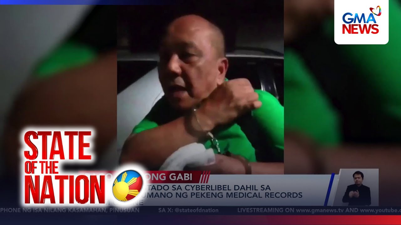 Ex-TV host Jay Sonza nabbed for allegedly spreading PBBM's fake medical records | SONA