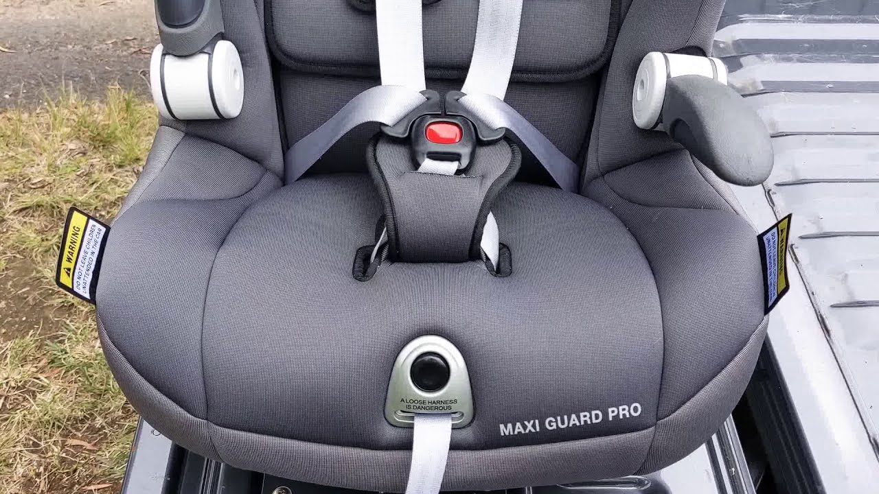 How to adjust the crotch buckle on a Britax Maxi Guard