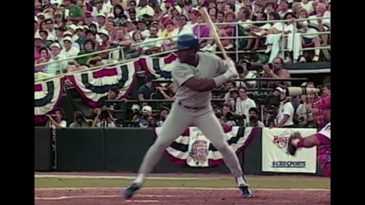 Rubén Sierra Slow Motion Home Run Baseball Swing Hitting Mechanics Instruction Video