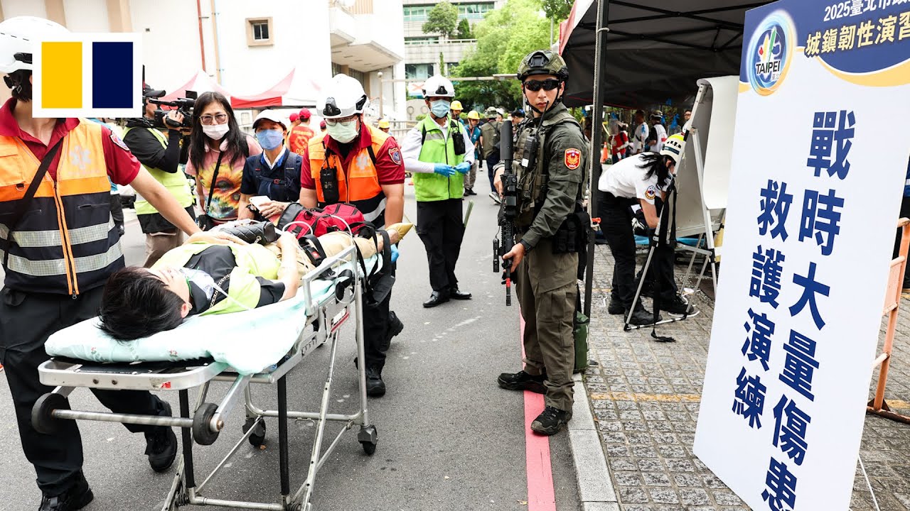 Taiwan launches ‘urban resilience’ drills to test war readiness amid PLA pressure
