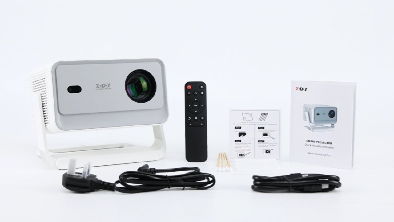 📦#Unboxing | XGODY Gimbal A6 Pro Projector Unboxing & Feature Demo