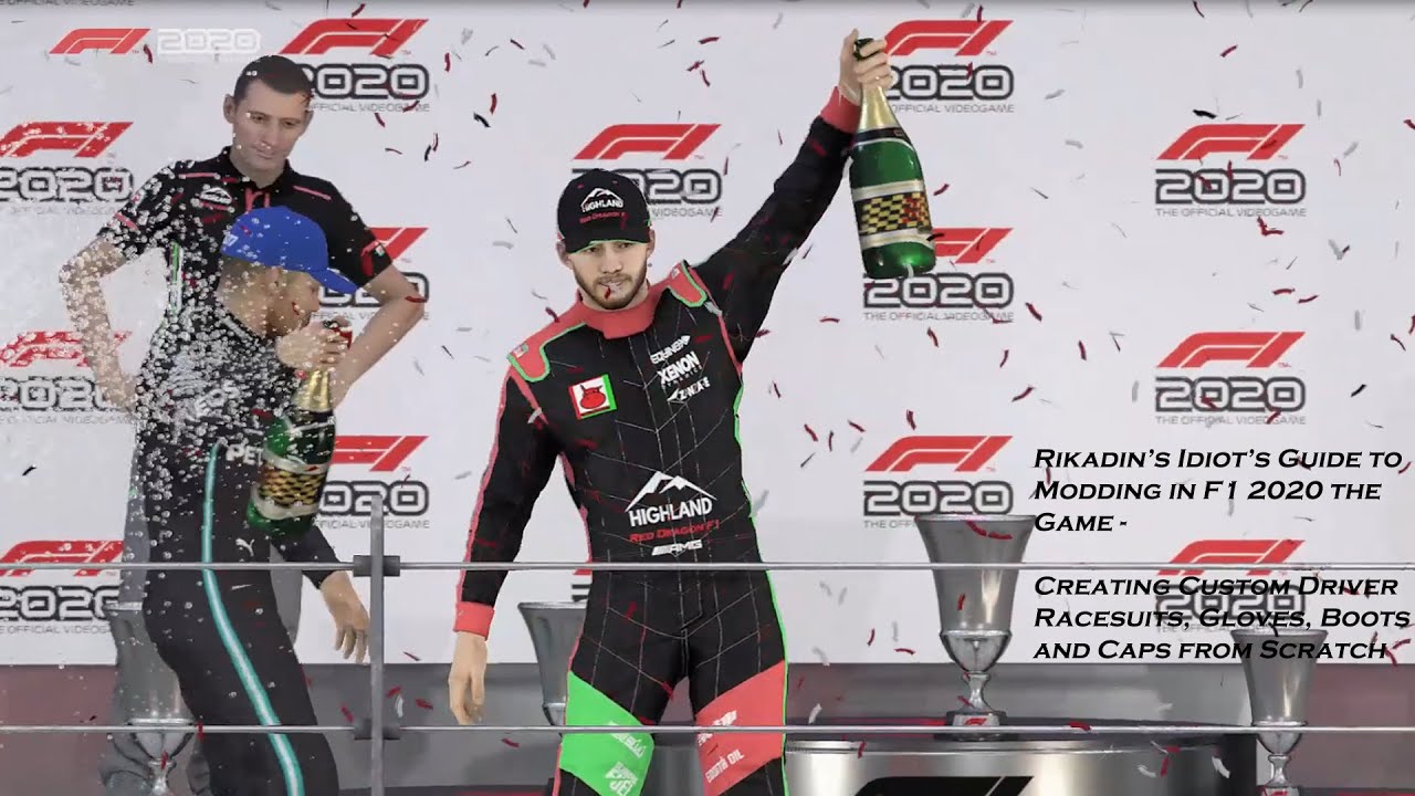 F1 2020 Driver Race Suit and Gloves Tutorial