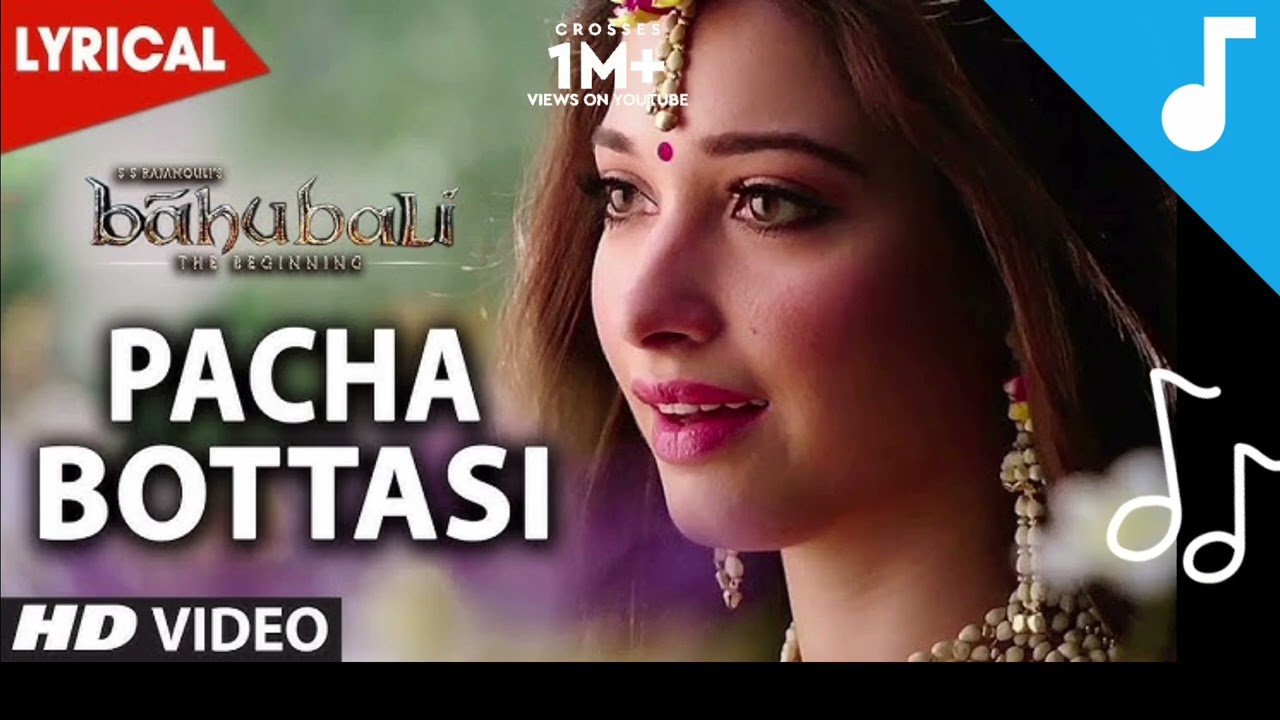 Bahubali songs - pacha Bottesina lyrics❤‍🩹// Prabhas-thamanna actors//4k 🎥 #explore @Ayzal_Blogs 