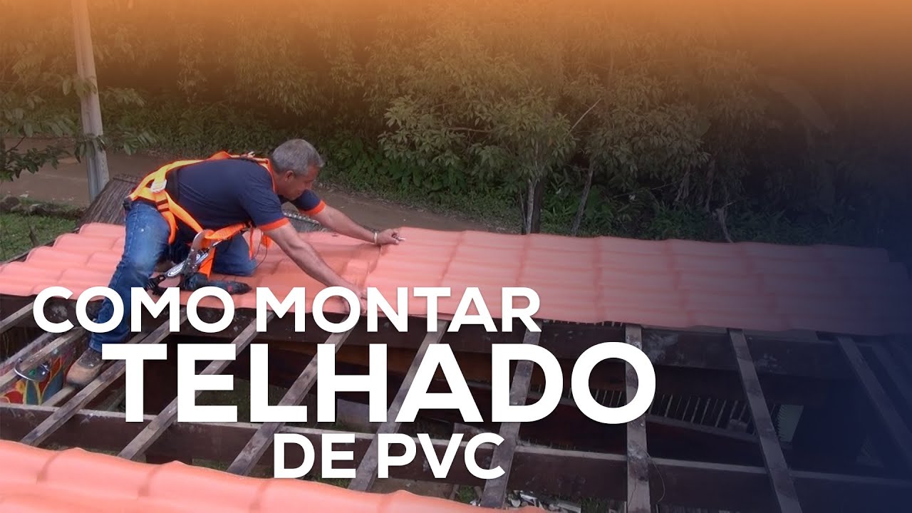 Troca de telhas para PVC passo a passo