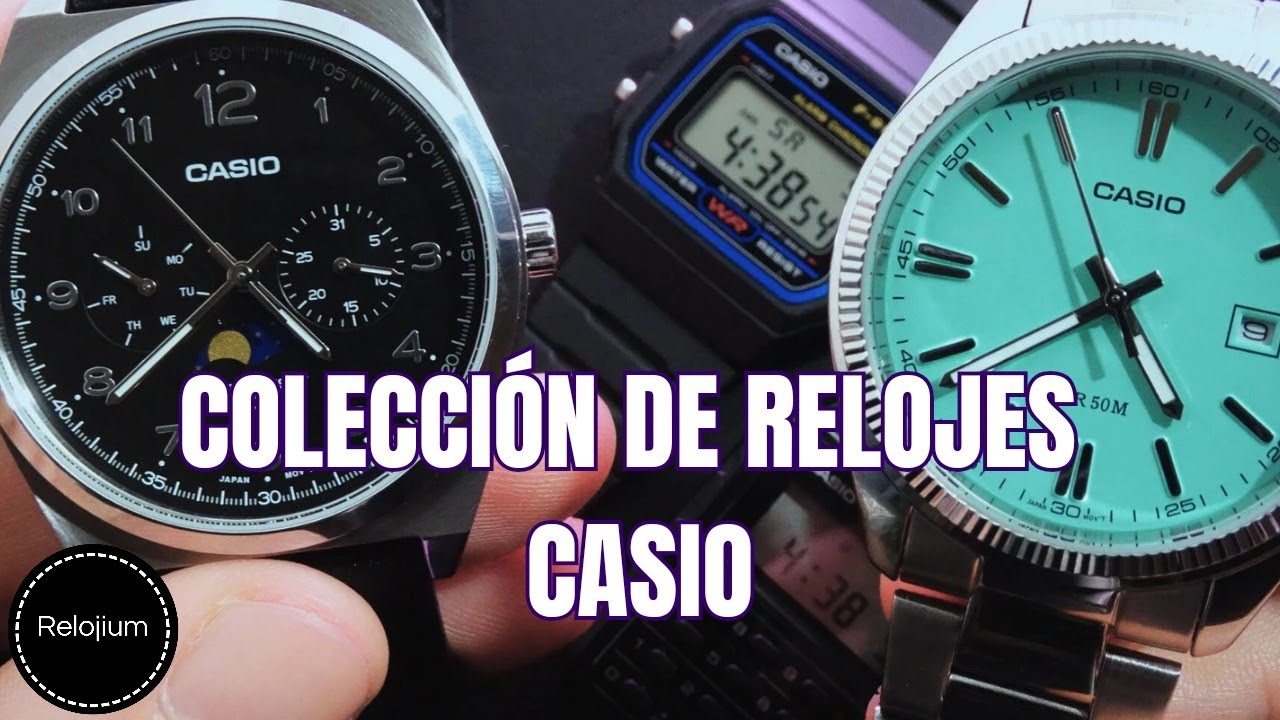 ¡Mi colección de relojes Casio!