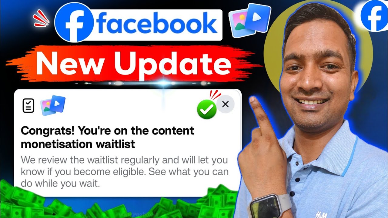 Facebook Content Monetization New Update 🤑 | Congrats! You're on the content monetization waitlist