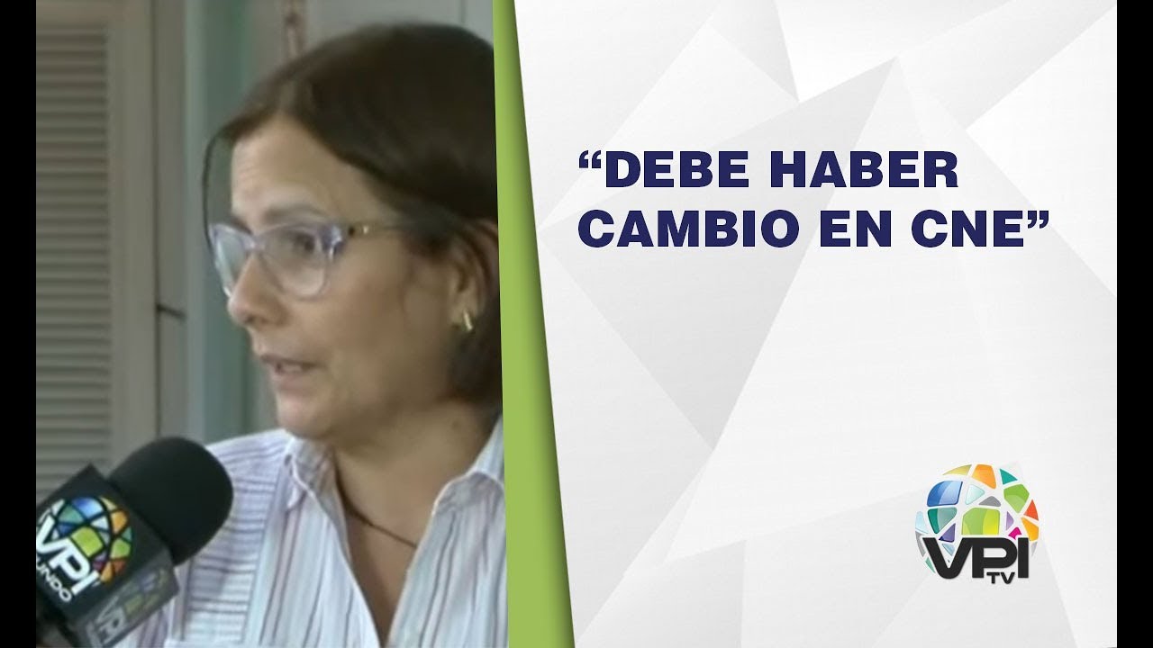 Caracas - Liliana Hernández aseguró que debe haber cambio en el CNE  - VPItv