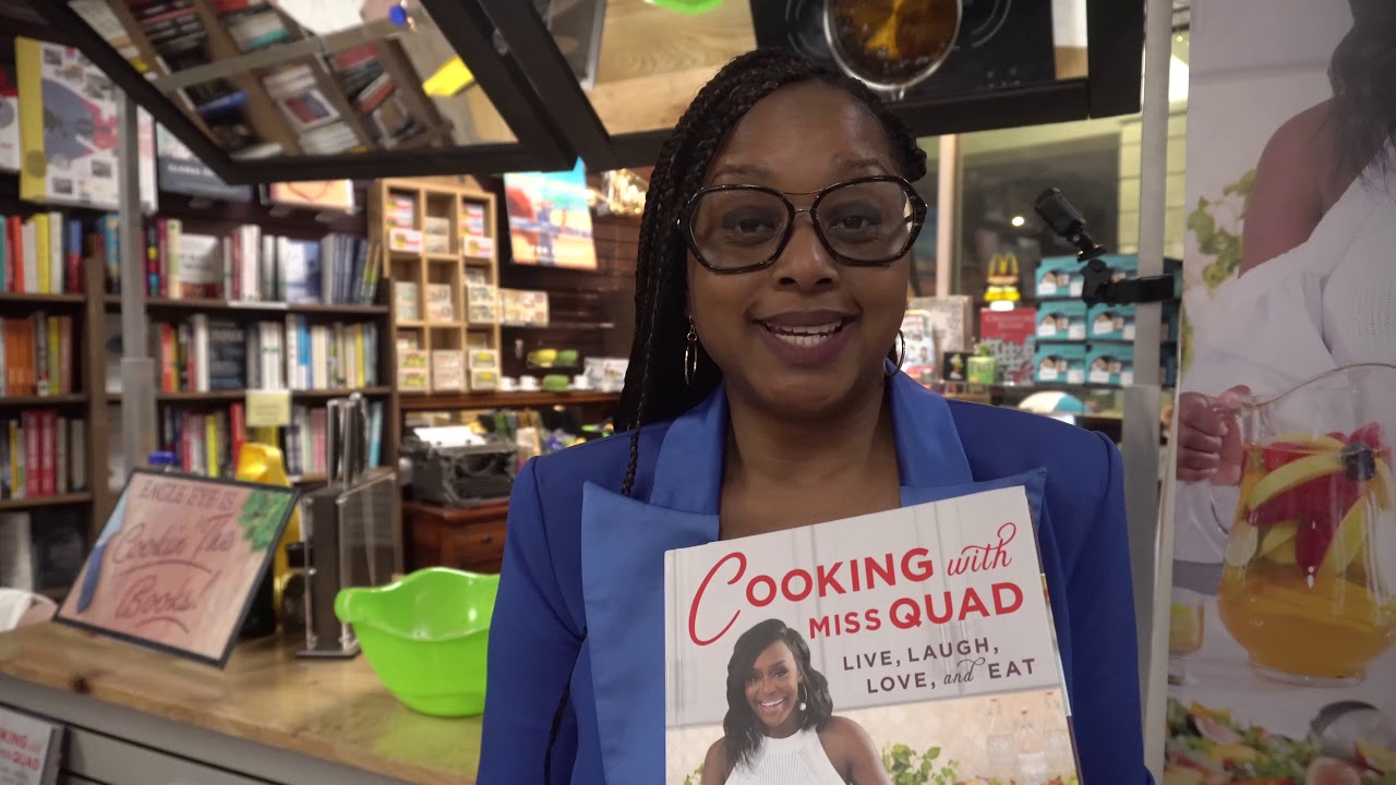 Miss Quad Cooking Demonstration at Eagle Eye Books Store  Promo