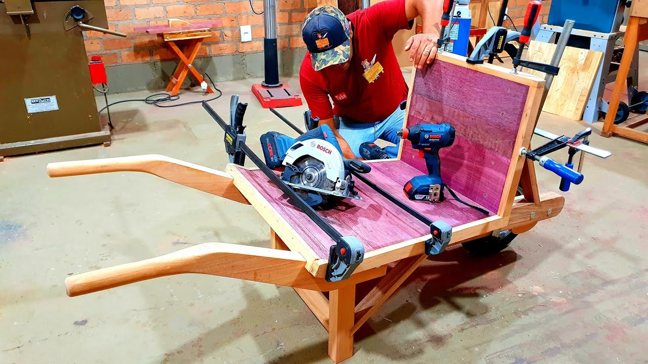 Desse Tipo eu Nunca Vi a Ideia da Galinhota - Like this I Never Wooden Cart