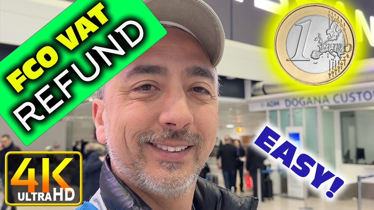 How to Claim VAT Tax Refund at Rome's FCO Airport EASY Adventure