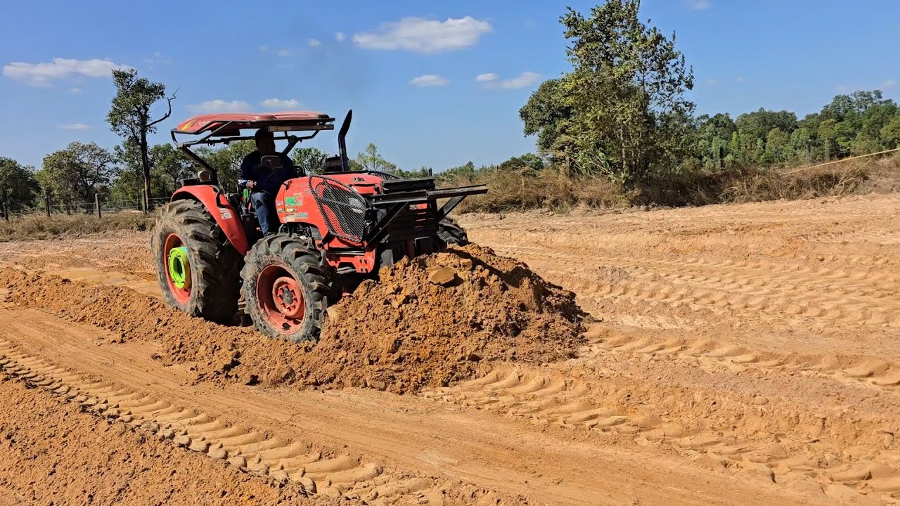 นายหน้าขึ้นขับ จำคันเร่งมับ Kubota m9540