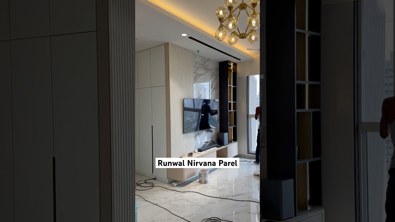 2 bhk Interior design | Parel Mumbai |Designed By Surekh Interior #shortsyoutube #shortsfeed #shorts