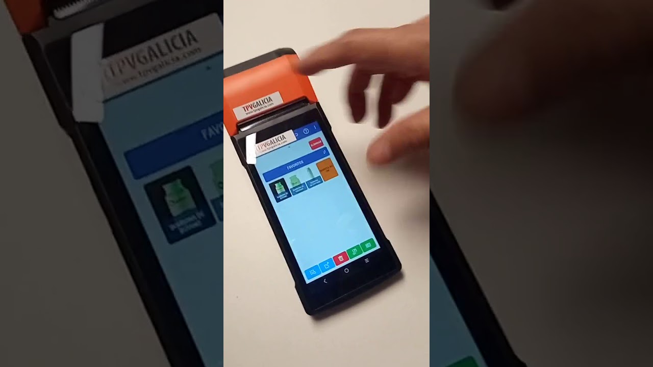 RUTA-VENTA-DROID BLACK - Sistema Portátil de Facturación Autoventa con TABLET, impresora y programa