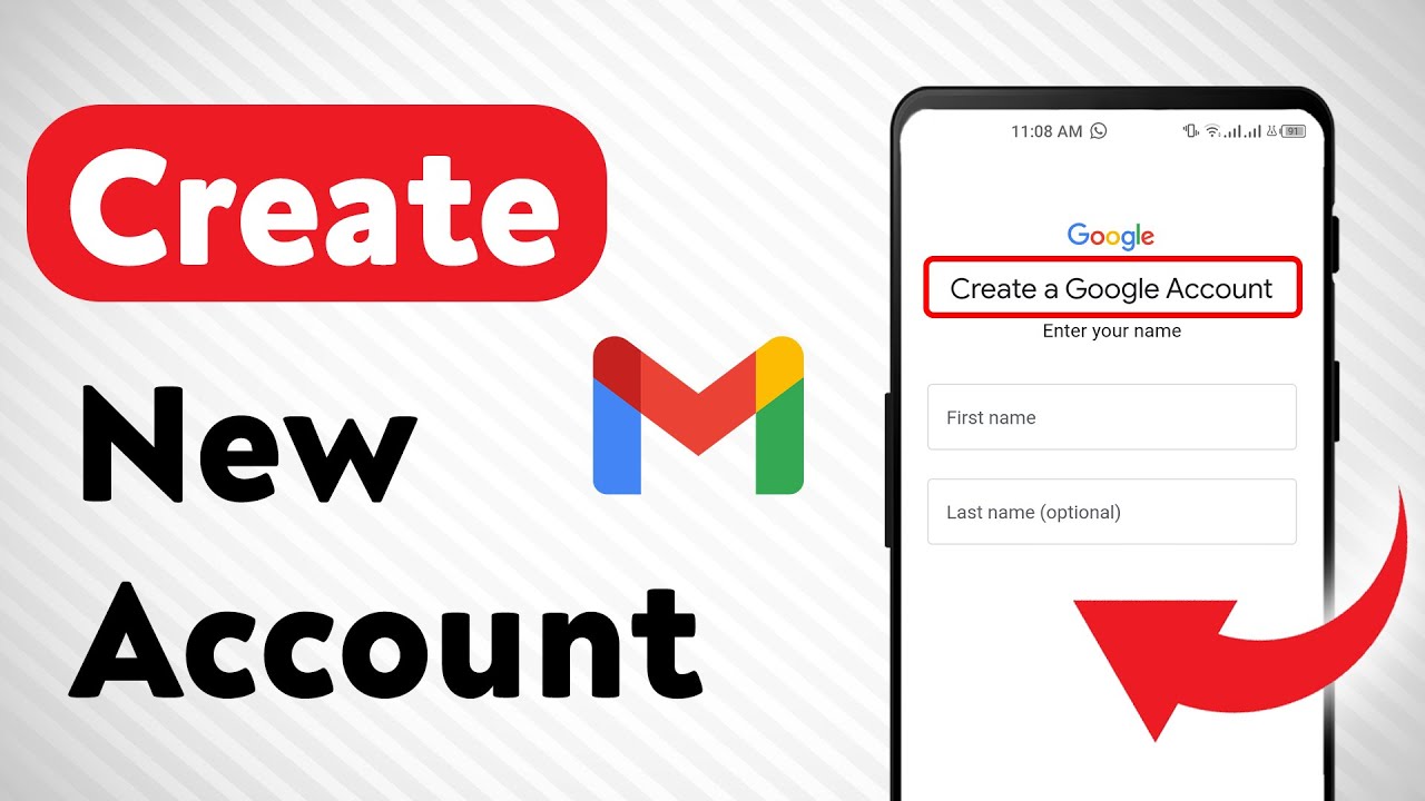 How to Create New Gmail Account On Gmail (Updated)