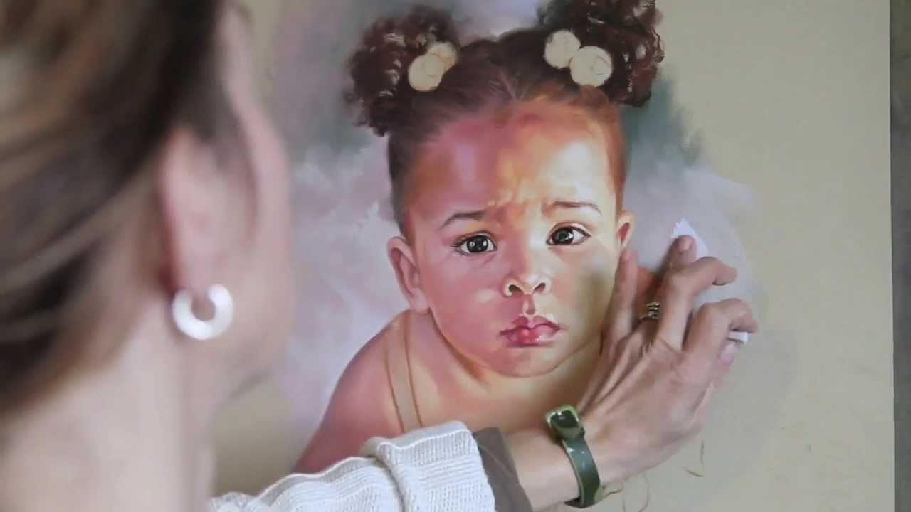 How to make a pastel portrait step by step (read description)