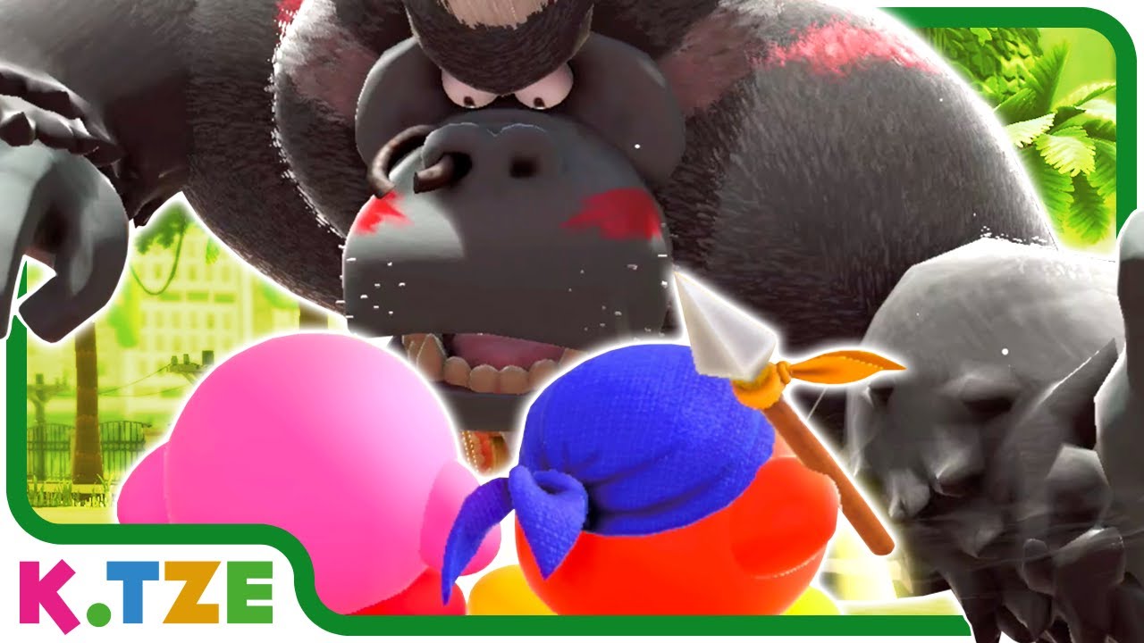 Als Team gegen Gorilloss 🦍😲 Kirby und das vergessene Land | Folge 3