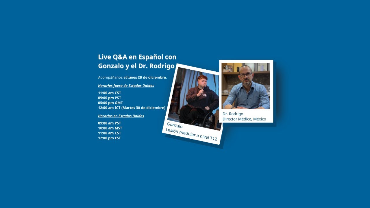 Live Q&A en Español con Gonzalo y el Dr.Rodrigo