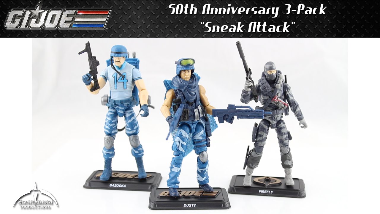 G.I. Joe 50th Anniversry Sneak Attack Unboxing and Review