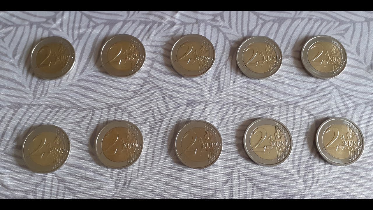 Présentation de mes 10 nouvelles pièces de 2 Euros (Lire description avant visionnage)