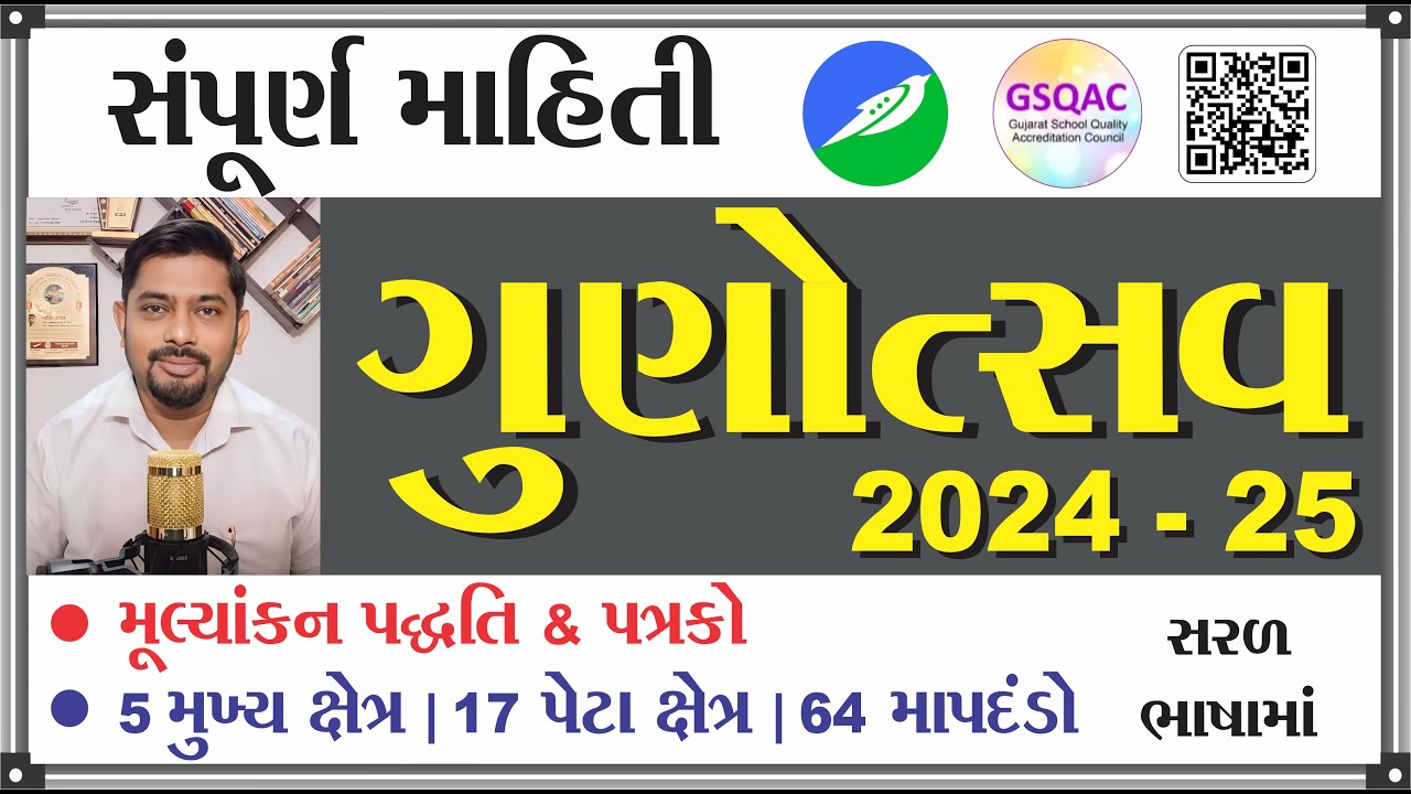 Gunotsav 2.0 - સંપૂર્ણ માહિતી - ગુણોત્સવ 2024 - 25 - New Marking System - 72 માપદંડો