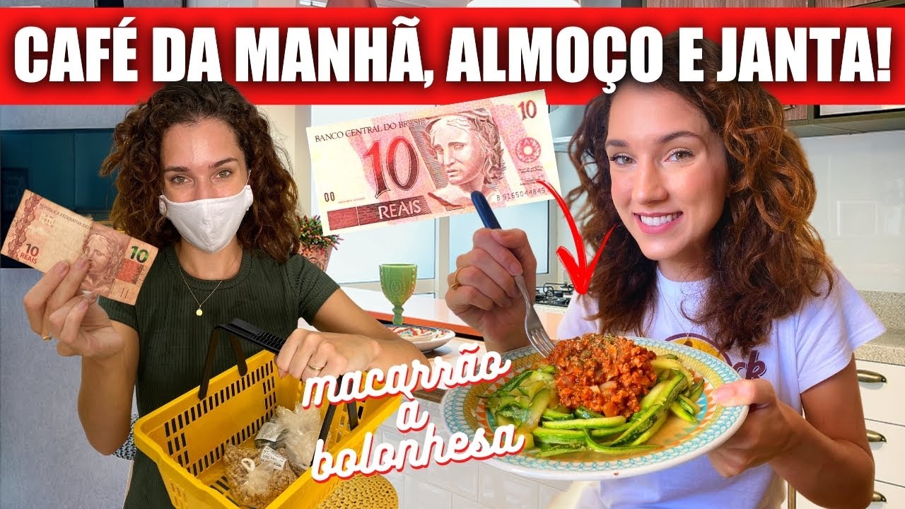 SOBREVIVENDO O DIA INTEIRO COM APENAS 10 REAIS!!!