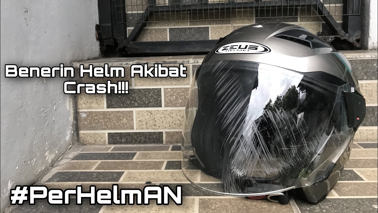 Benerin Helm Bekas Crash!!! Part 1: Ganti Rachet Helm Zeus 611 #PerHelmAN