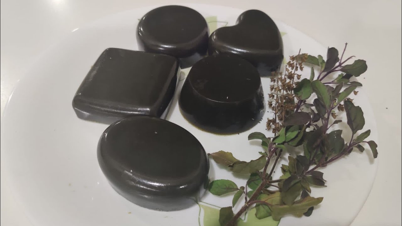 | HOMEMADE TULSI SOAP | EASY ANTIBACTERIAL TULSI SOAP | SOAP MAKING TUTORIAL | #CINDRUKITCHEN