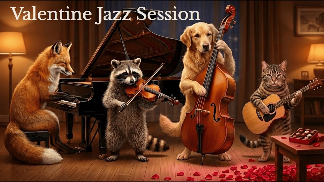 癒し系BGM「Valentine Jazz Session」Chillhop Cafe Music | Cozy & Relax