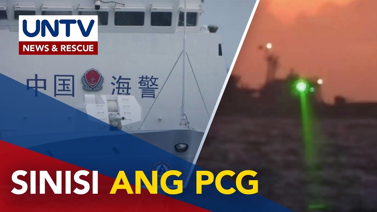China, inakusahan ang PCG ship na pumasok sa kanilang WPS territory kaya tinutukan ng laser light