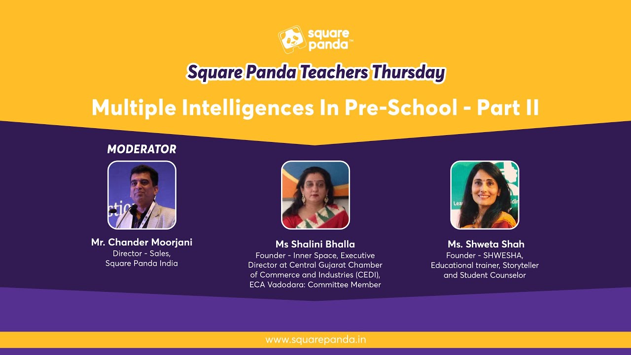Teacher's Thursday Webinar Series | Multiple Intelligences In Preschool - Part II