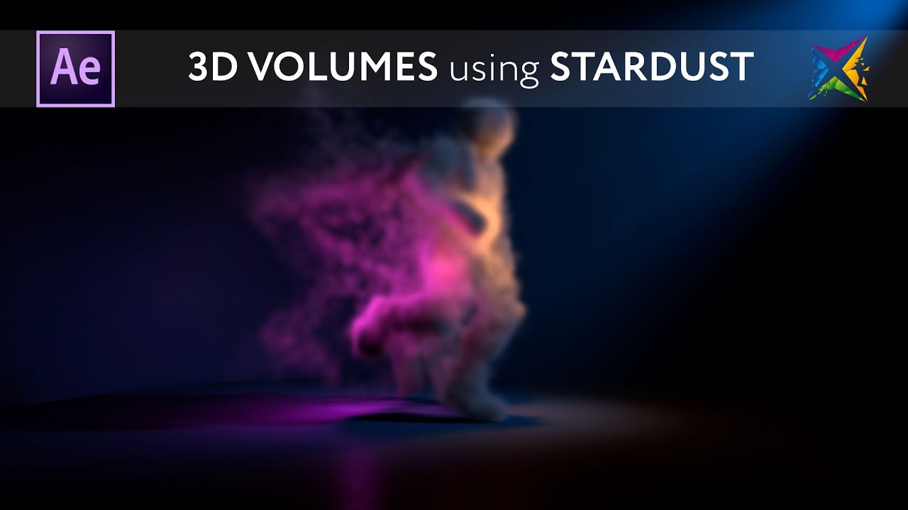 3D Volumes in After Effects using Stardust