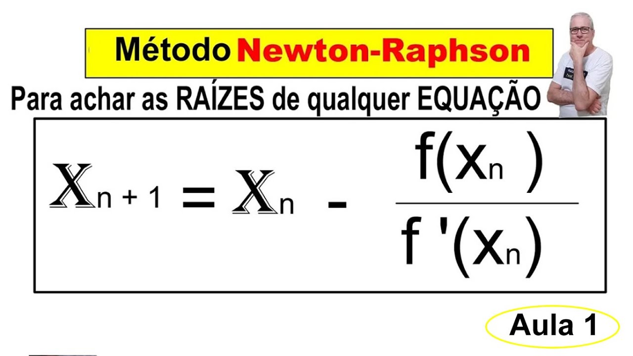 GRINGS ☑ MÉTODO NEWTON-RAPHSON - Para achar as RAÍZES de qualquer EQUAÇÃO @OmatematicoGrings