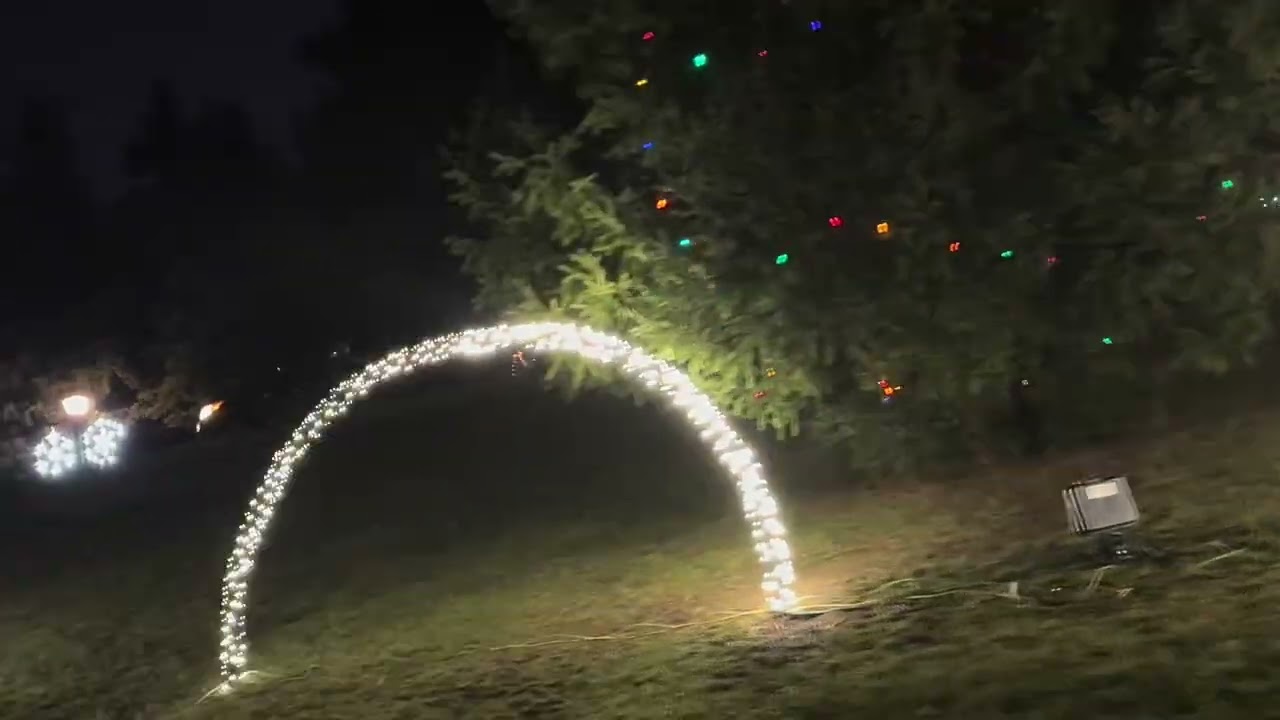 Christmas lights at Oglebay resort 