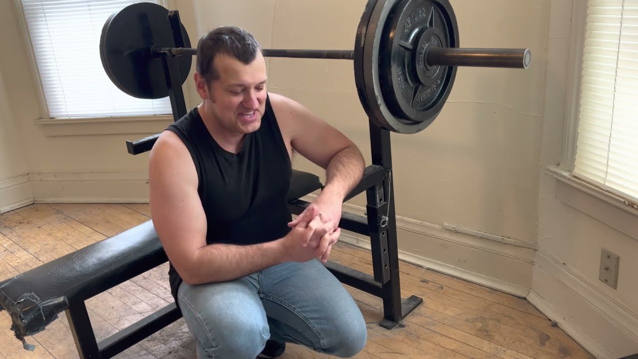 Bench Press 300 Pounds Strict Form 4K