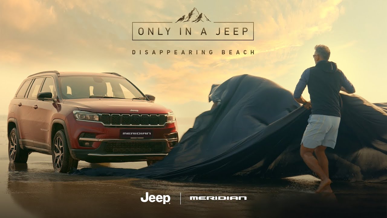 Jeep Meridian x Milind Soman | #OnlyInAJeep - Race Against Tide | Disappearing Beach