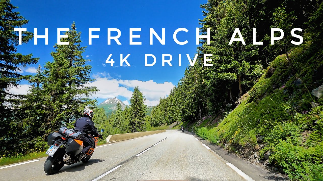 Experience the THRILL of Mountain Roads in 4K | French Alps S&eacute;ez