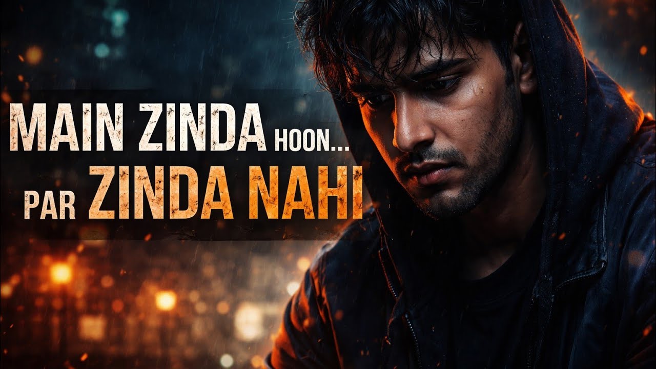 MAIN ZINDA HOON PAR ZINDA NAHI 🖤 | Deep Pain Hindi Rap 2026 | Broken Inside Drill | Broken Sargam