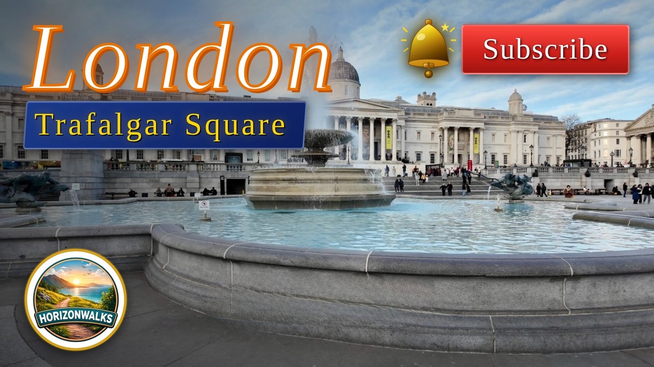 London - Explore Trafalgar Square - 4K