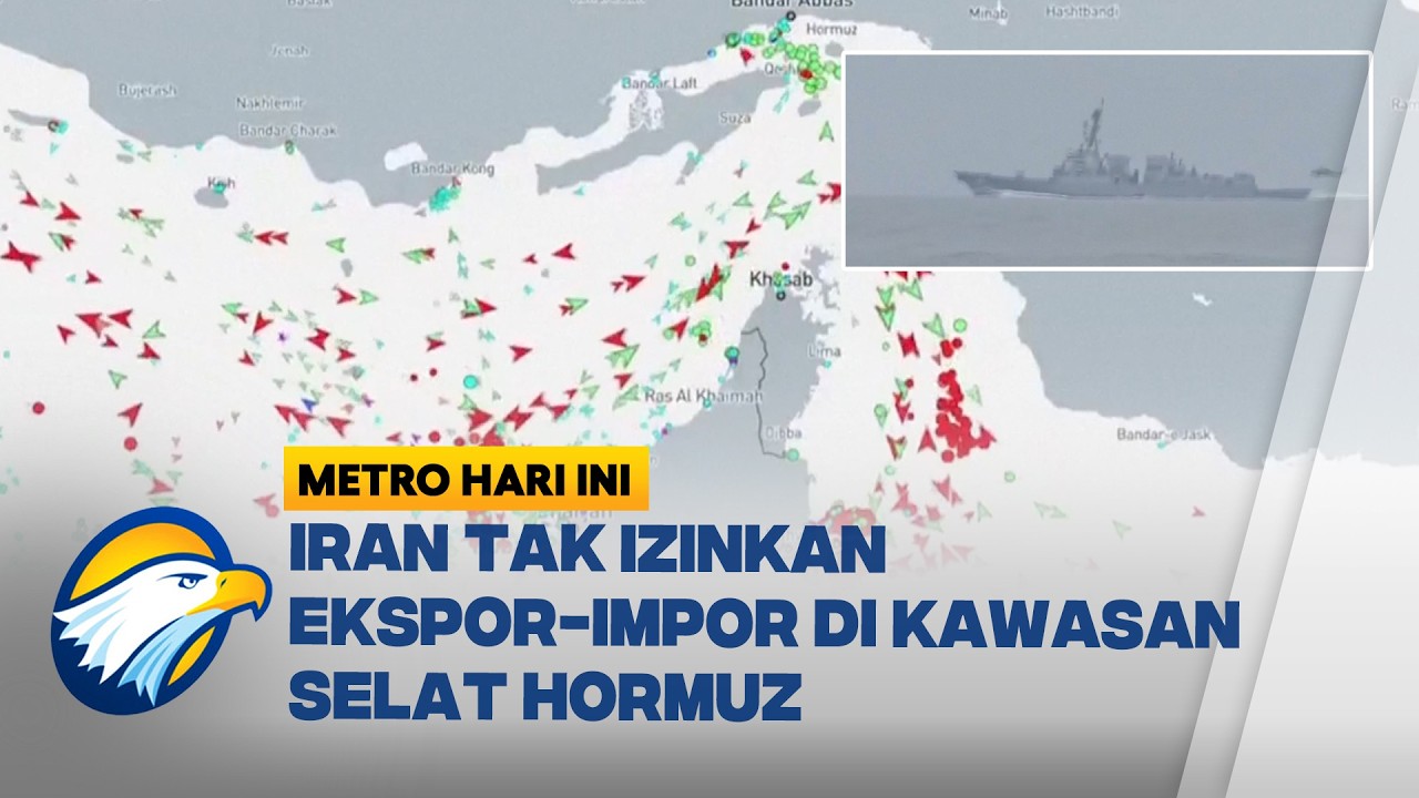 Iran Ancam Balik Amerika Untuk Lanjutkan Blokade Selat Hormuz - [Metro Hari Ini]