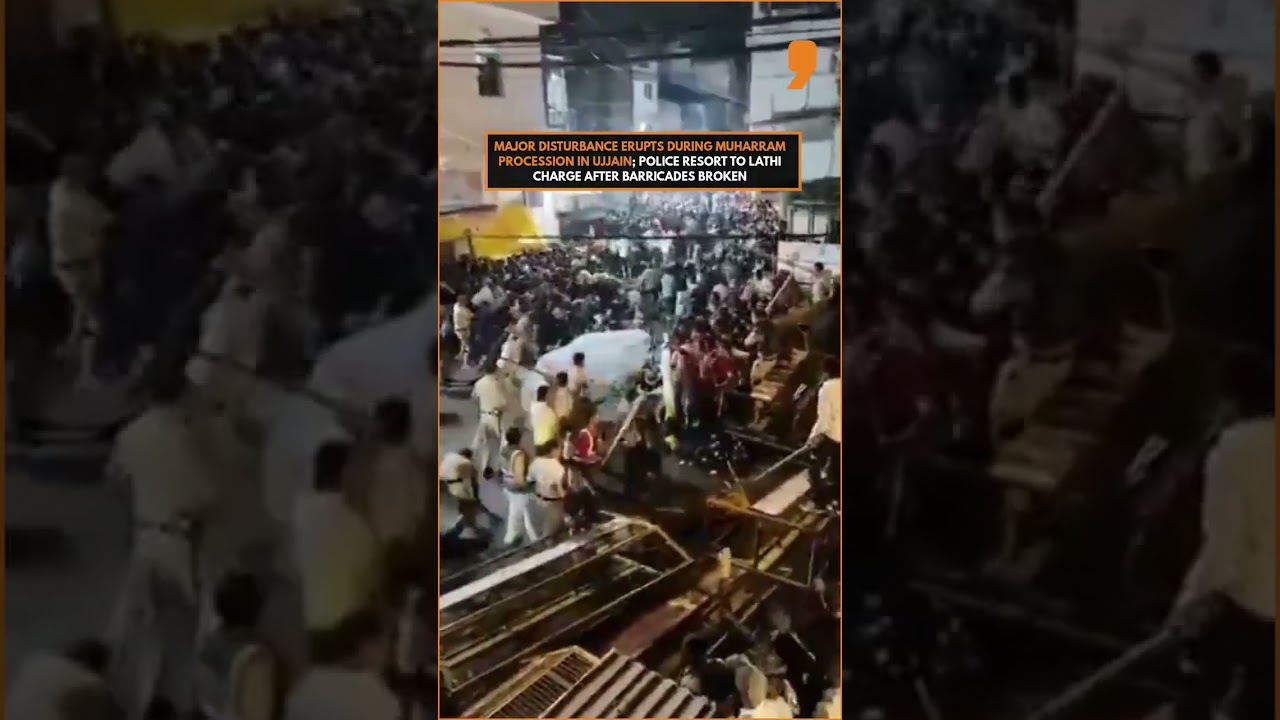 Violence Erupts at Muharram Procession in Ujjain, Cops Injured | 16 Booked | News9