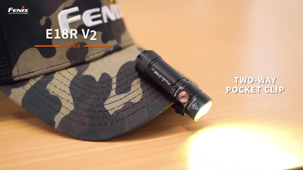 Fenix E18R V2 0 1200 Lumens LED Mini Rechargeable Flashlight Paling Terang