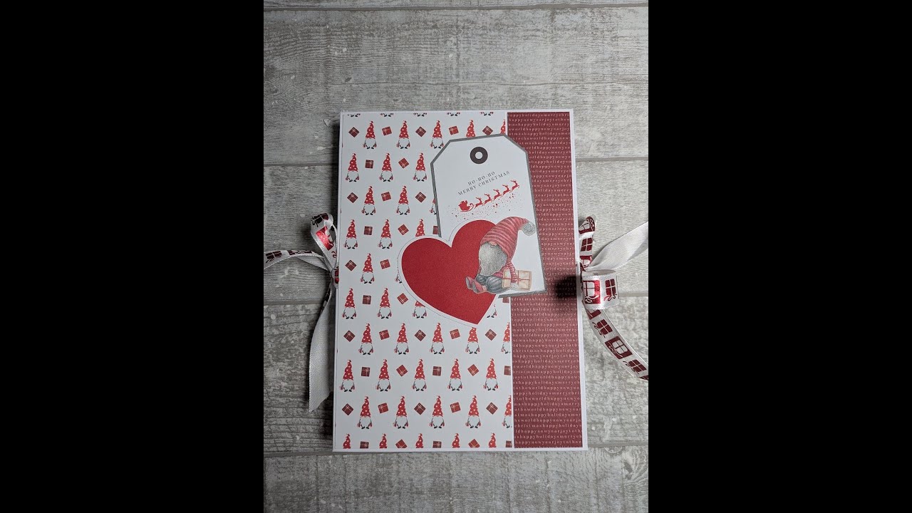 PRESENTATION ET TUTO  ALBUM / FOLIO n° 121 Le Noël des gnomes