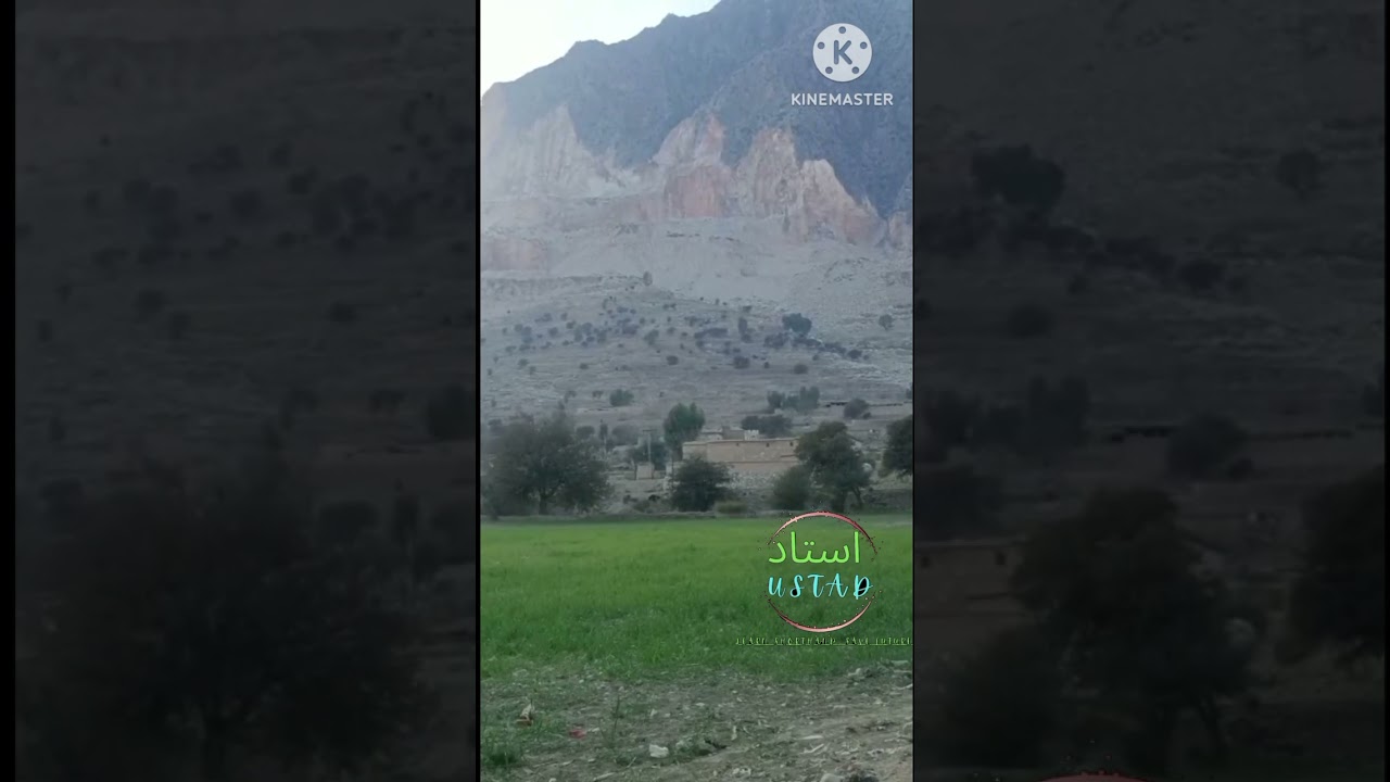 Dangerous mining blast. Ziarat marble hills. Pakistan
