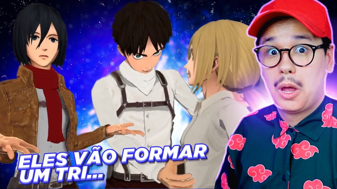 REACT EREN, MIKASA E HISTORIA RESPONDEM KKKKKKKKKKKKKK